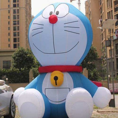 滨州机器猫卡通充气人物