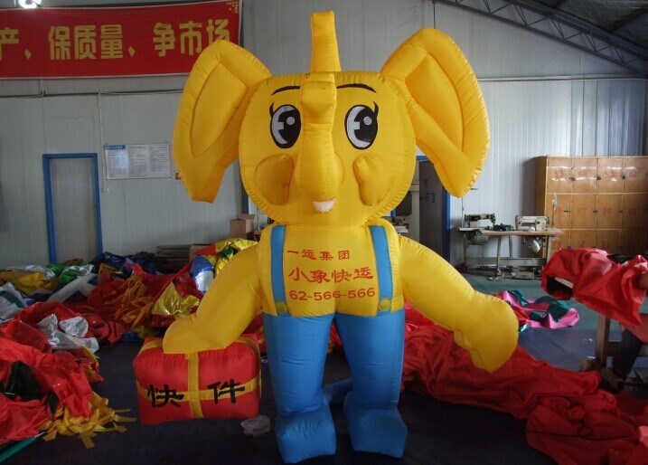 滨州大象充气卡通气模