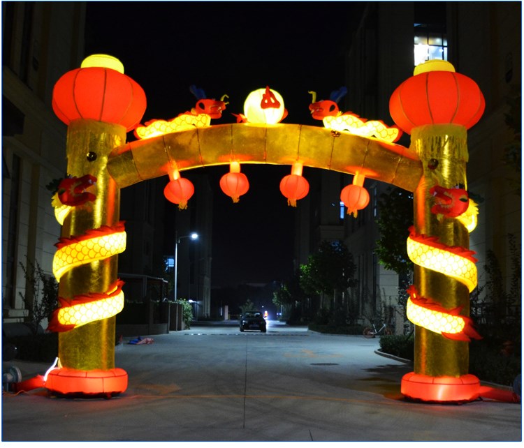 滨州灯笼柱夜光拱门